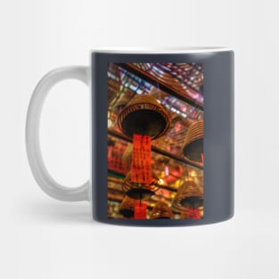 Man Mo Temple Incense Coil And Prayer Mug